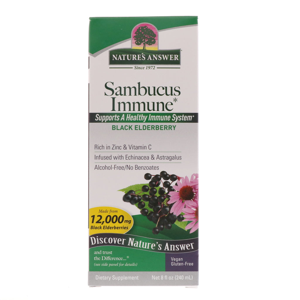 Nature's Answer, Sambucus Immuun, 12.000 mg, 8 fl oz (240 ml)