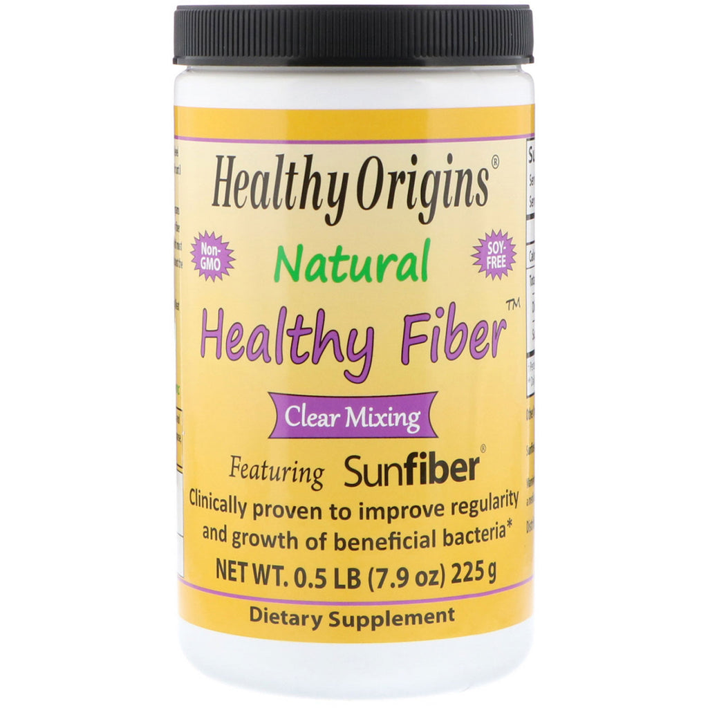 Healthy Origins, Fibra natural saludable, mezcla transparente, 7,9 oz (225 g)