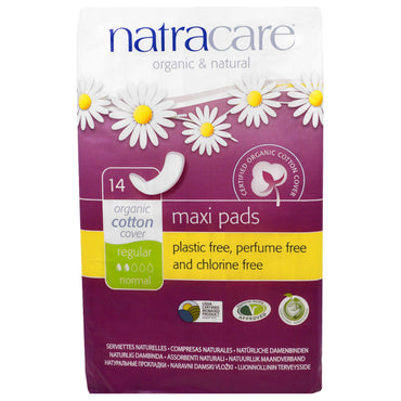 Natracare, Maxi-Pads, normal/normal, 14 normale Pads