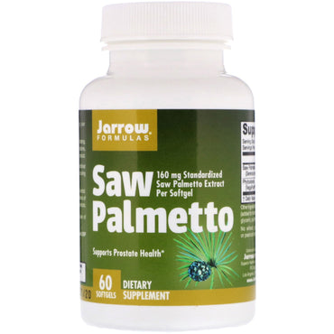 Jarrow Formulas, Saw Palmetto, 160 mg, 60 cápsulas blandas