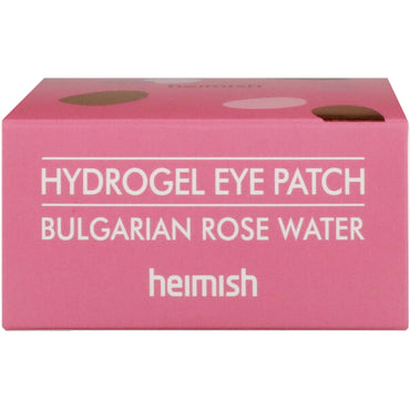 Heimish, plasture hidrogel pentru ochi, apă de trandafiri bulgară, 60 de plasturi