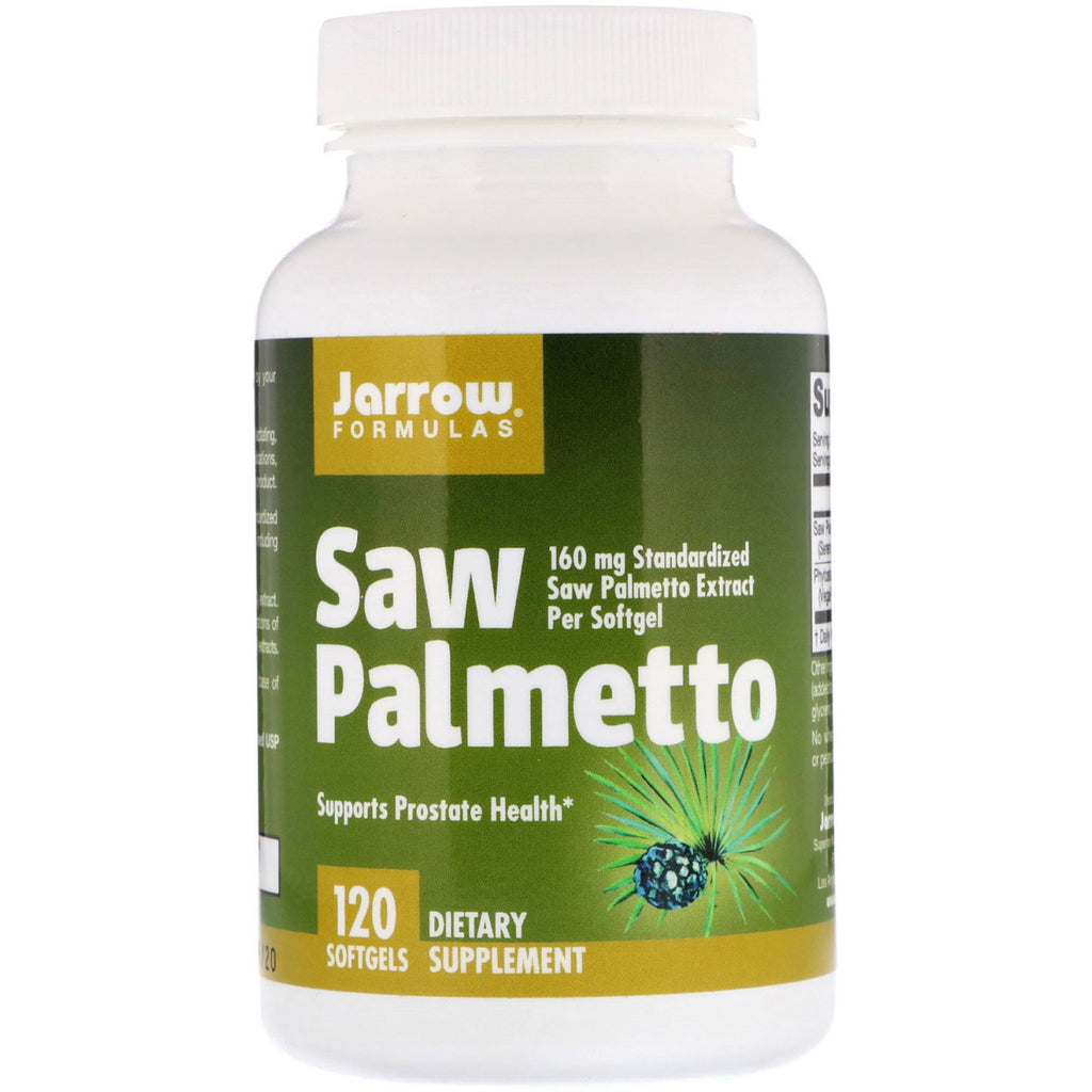 Jarrow Formulas, Saw Palmetto, 160 mg, 120 gélules