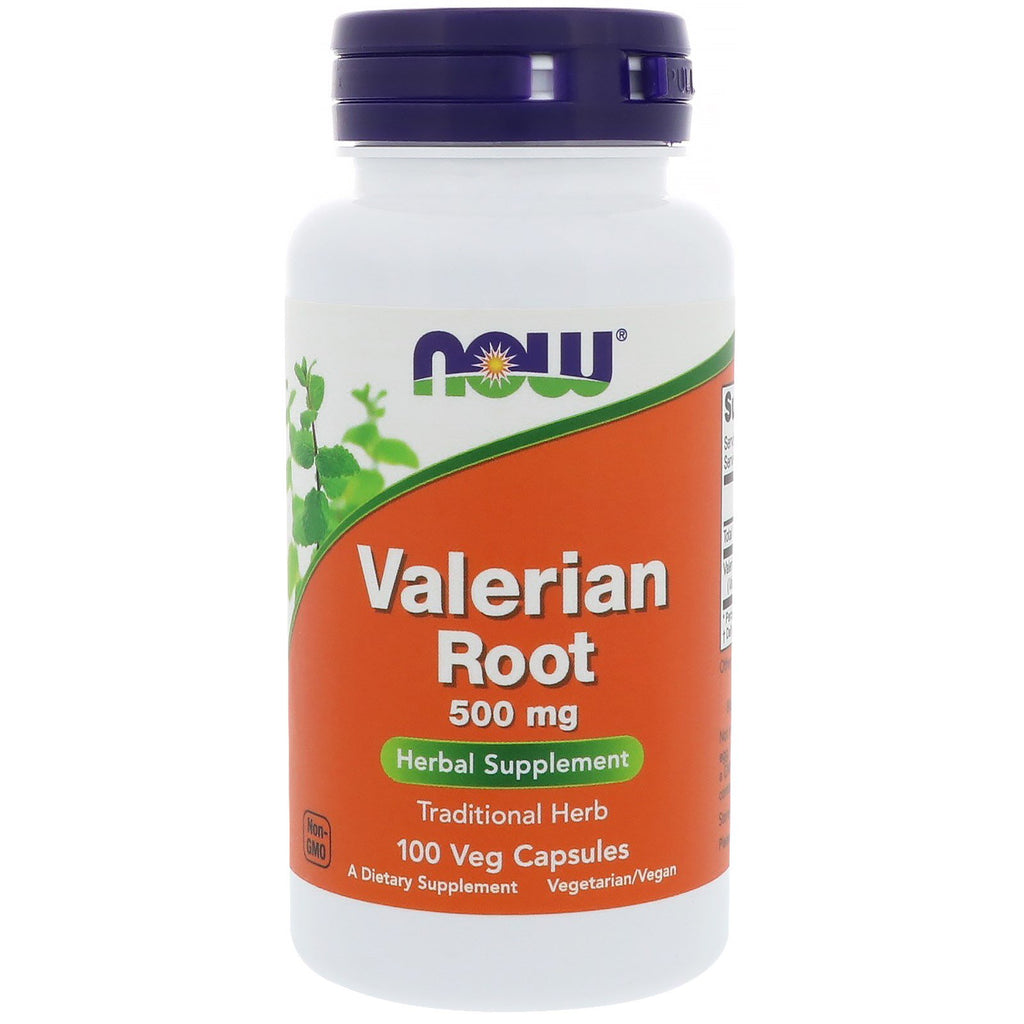 Now Foods, Valerian Root, 500 mg, 100 Veg-kapsler