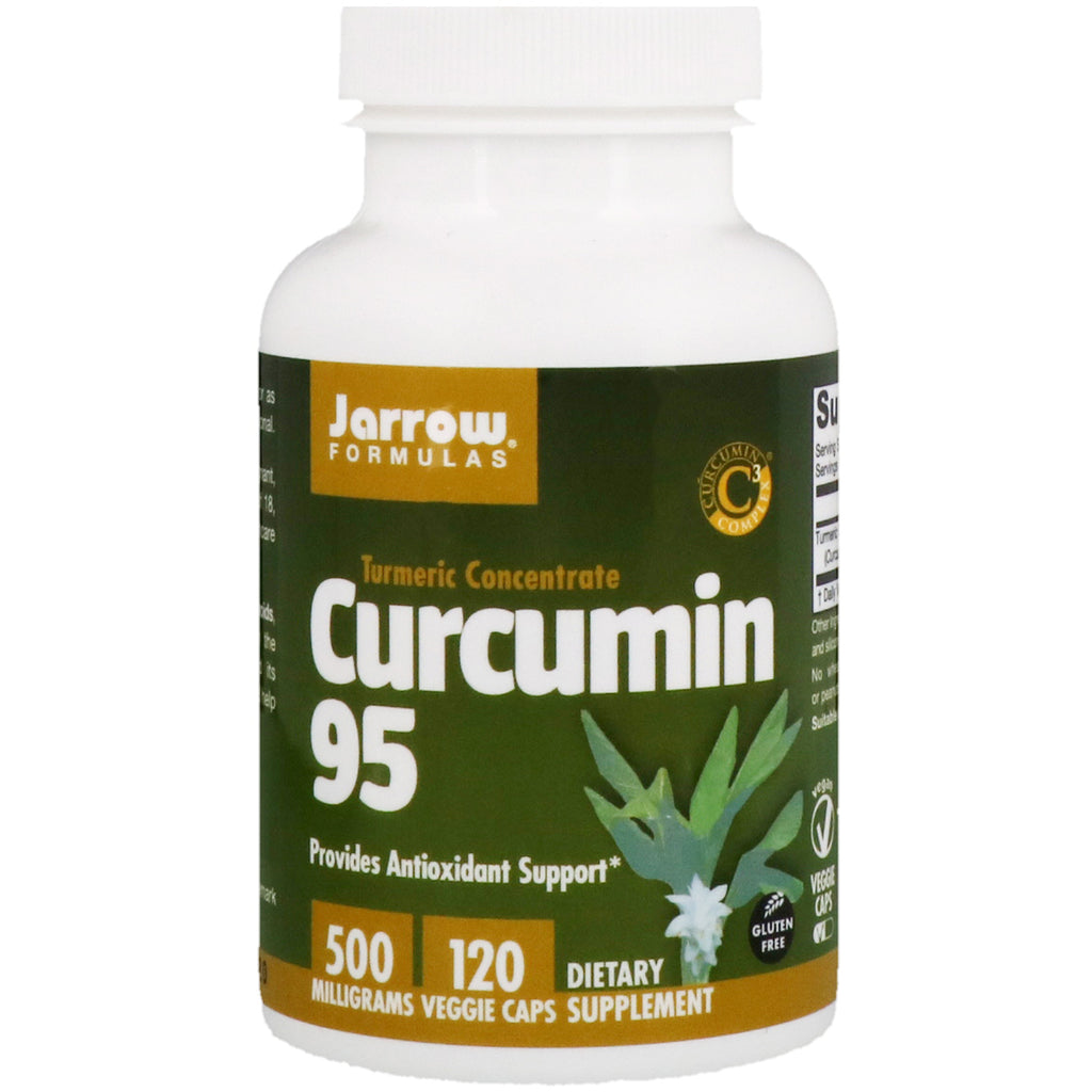 Jarrow Formulas, Curcumine 95, 500 mg, 120 gélules végétariennes