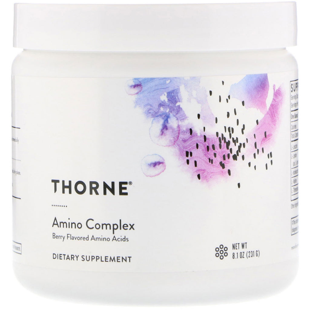 Thorne Research, Amino Complex, Berry Flavor, 8.1 oz (231 g)