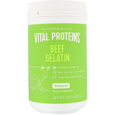 Vital Proteins Rindergelatine ohne Geschmack 16,4 oz (465 g)