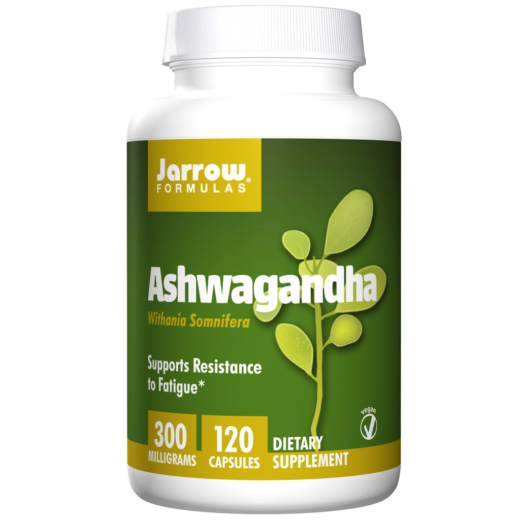 Jarrow Formulas, Ashwagandha, 300 mg, 120 kapsułek wegetariańskich