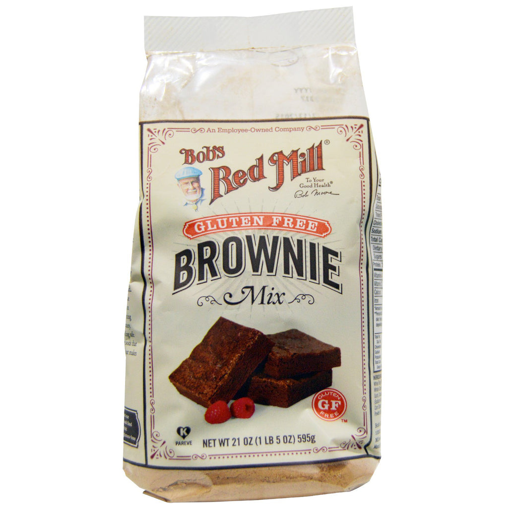 Bob's Red Mill, Mélange pour brownies, sans gluten, 21 oz (595 g)