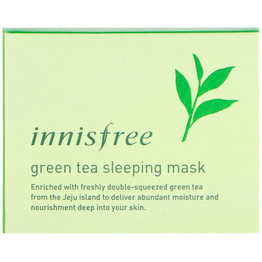 Innisfree, grønn te sovemaske, 80 ml