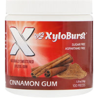 Xyloburst Xylitol Chewing Gum Cinnamon 5.29 oz (150 g) 100 Pieces