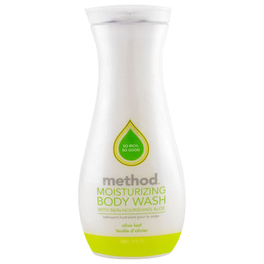 Metode, fuktighetsgivende kroppsvask, olivenblad, 18 fl oz (532 ml)