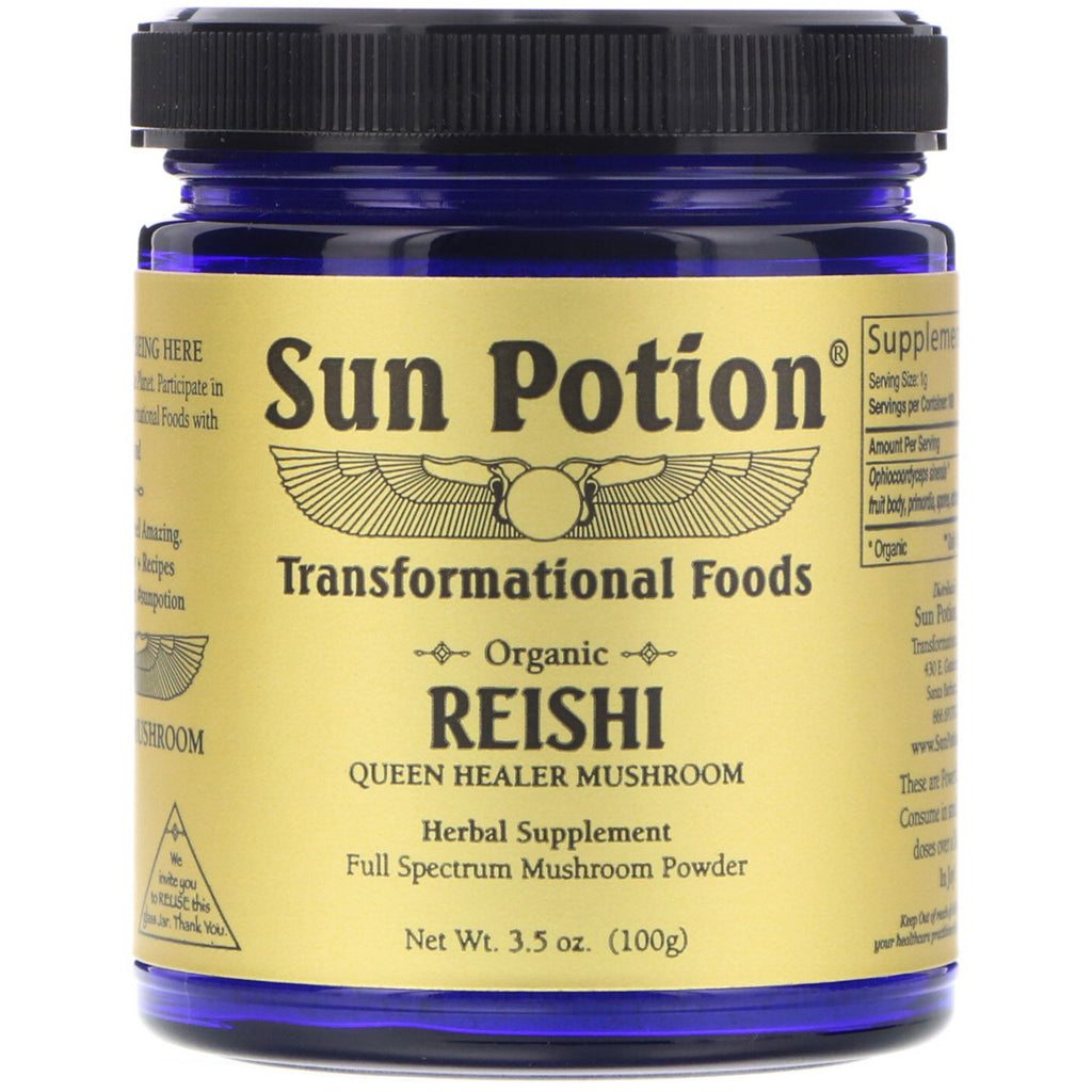 Sun Potion, Reishi Powder, 3,5 oz (100 g)