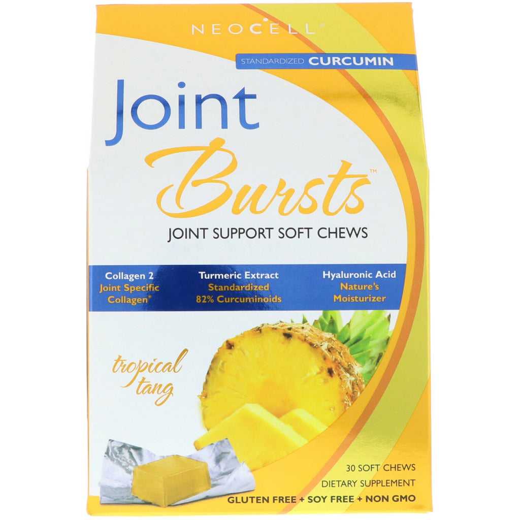 Neocell, joint bursts, tropisk tang, 30 soft chews