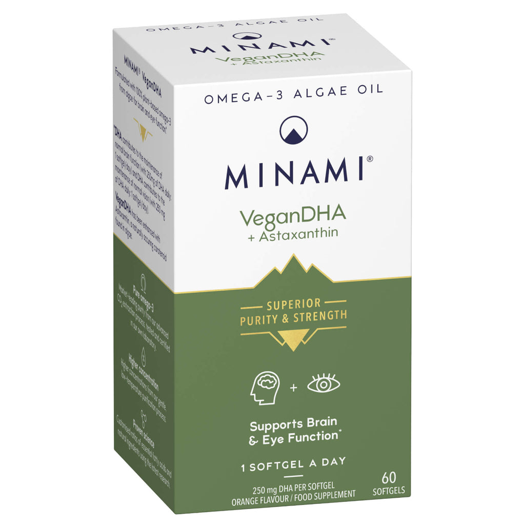 Minami, huile de poisson VeganDHA oméga-3 - 60 Capsules