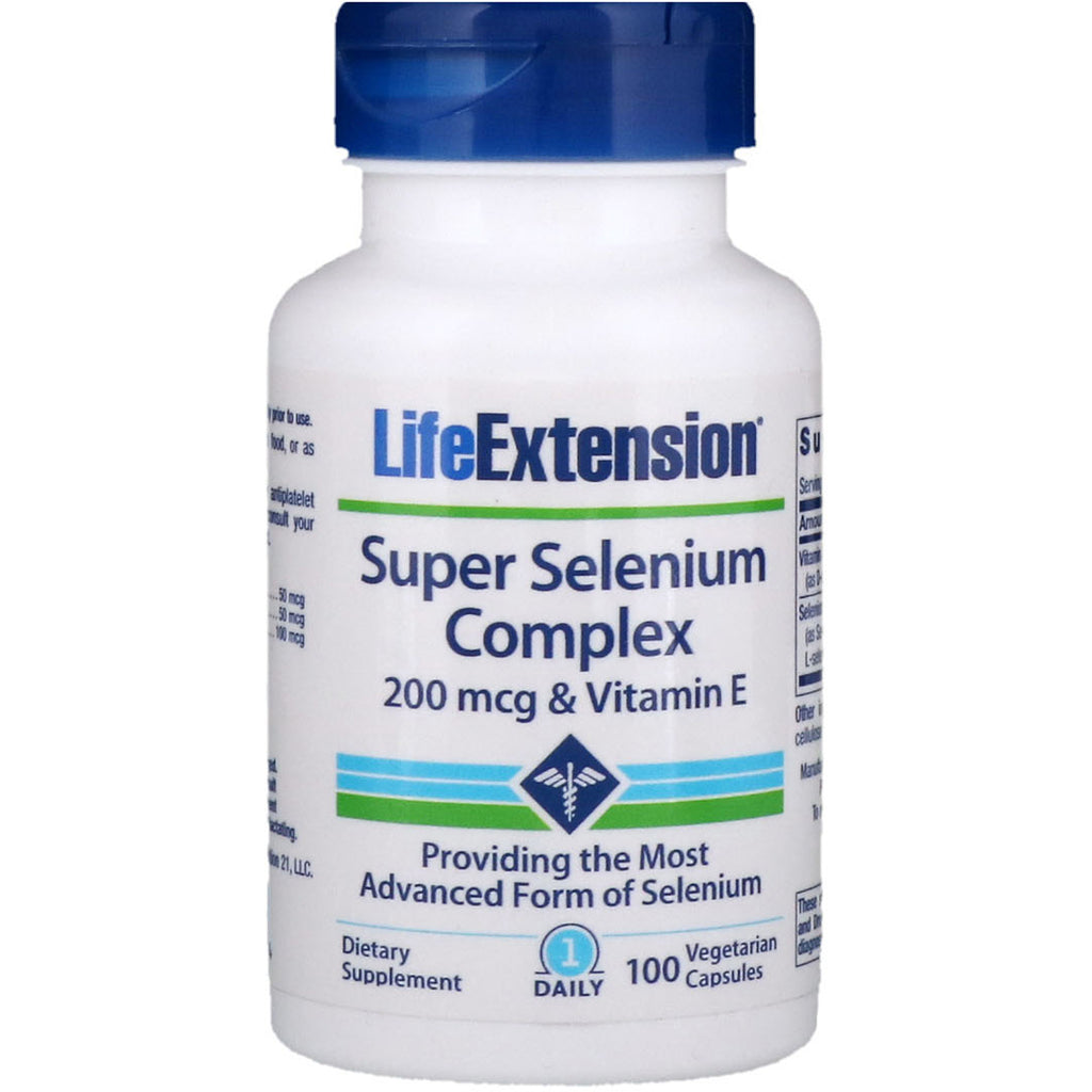 Extensie de viață, super complex de seleniu, 100 de capsule vegetariene