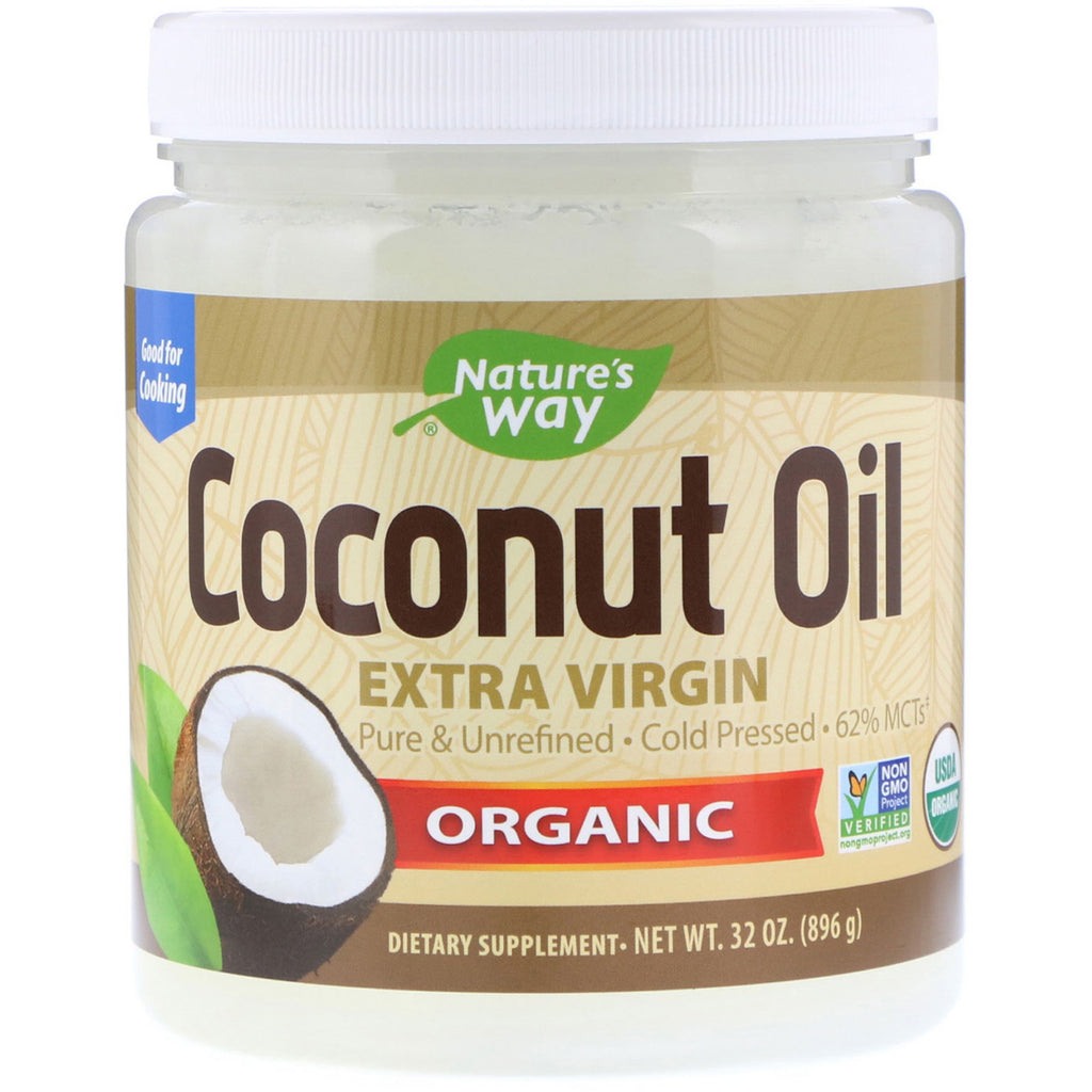 Nature's Way, , ulei de nucă de cocos, extravirgin, 32 oz (896 g)