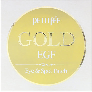 Petitfee, gold & egf, parche para ojos y manchas, 60 parches para ojos/30 para manchas