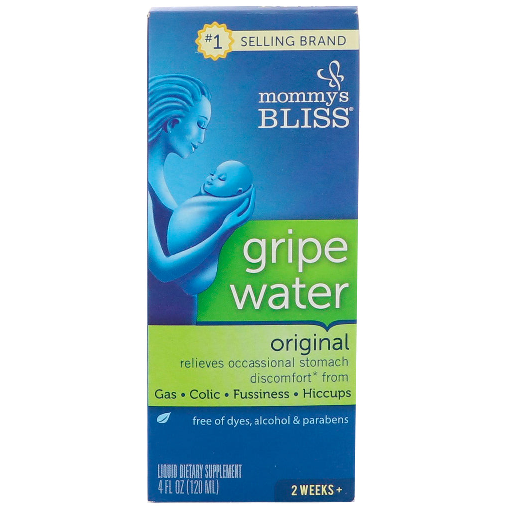 Mommy's Bliss, Gripe Water, Original, 4 uncje (120 ml)