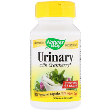 Nature's Way, Urinary with Cranberry, 420 mg, 100 Vegetarian Capsules