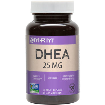 MRM, DHEA, 25 mg, 90 cápsulas veganas