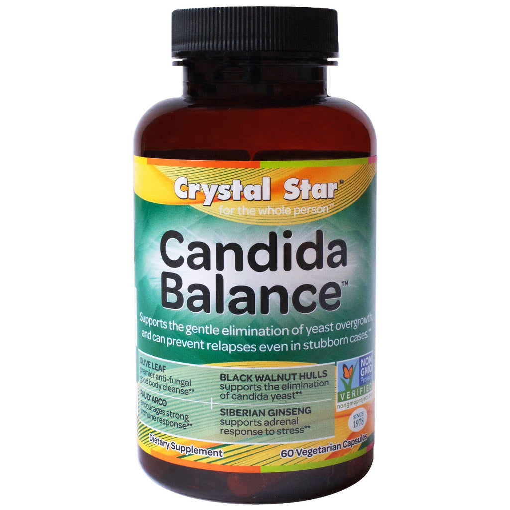 Crystal Star, Candida Balance, 60 gélules végétariennes