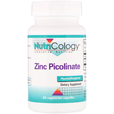 Nutricologie, Picolinate de Zinc, 60 Capsules Végétariennes