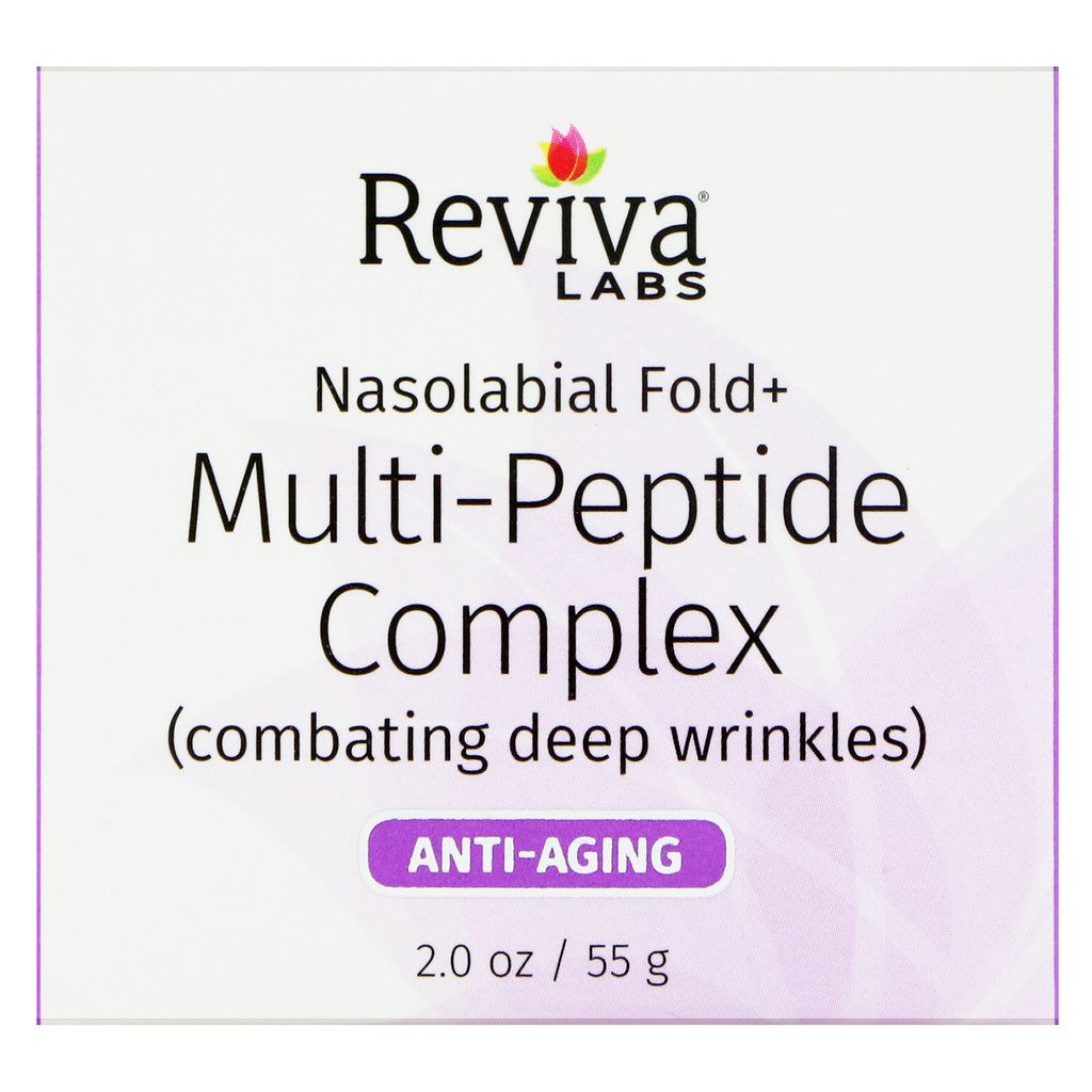 Reviva Labs, Nasolabial Fold+, Multi-Peptide Complex, 2 ออนซ์ (55 ก.)