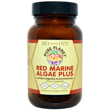 Pure Planet, Red Marine Algae Plus, 500 mg, 90 Veggie Caps