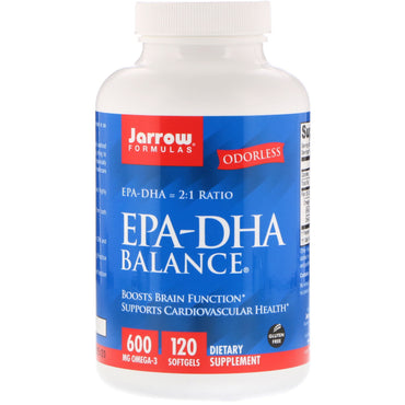Jarrow Formulas, Equilibrio EPA-DHA, 120 cápsulas blandas
