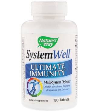 Nature's Way, System Well, ultieme immuniteit, 180 tabletten