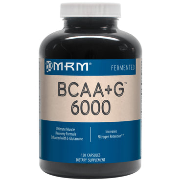 Mrm, bcaa+g 6000، 150 كبسولة