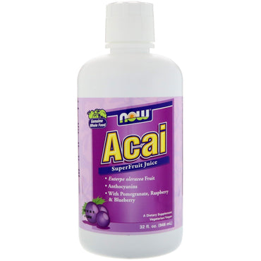 Now Foods, Acai SuperFruit Juice, 32 fl oz (946 ml)