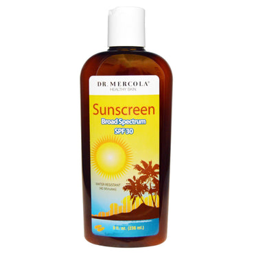 Dr. Mercola, Natural Sunscreen, SPF 30, 8 fl oz (236 ml)