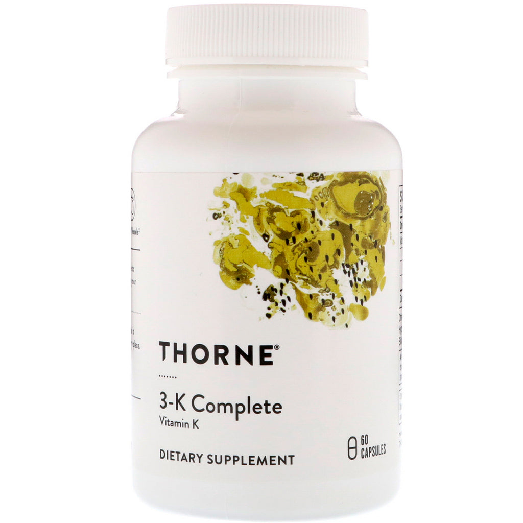 Thorne Research, 3-K complet, 60 gélules