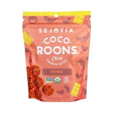 Sejoyia Foods, Coco-Roons, bocaditos de galleta masticables, brownie, 6,2 oz (176 g)