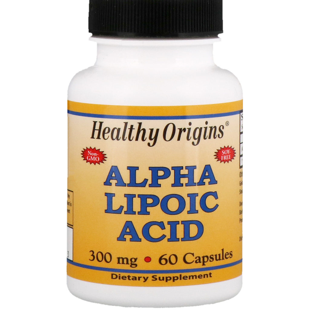 Healthy Origins, アルファリポ酸、300 mg、60 カプセル