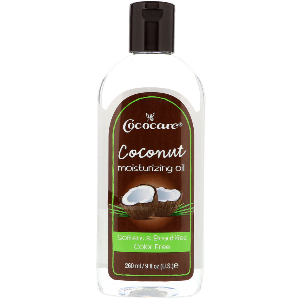 Cococare, ココナッツ保湿オイル、9 fl oz (260 ml)