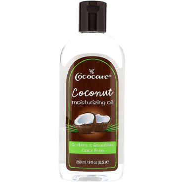 Cococare, Kokosowy olejek nawilżający, 9 uncji (260 ml)