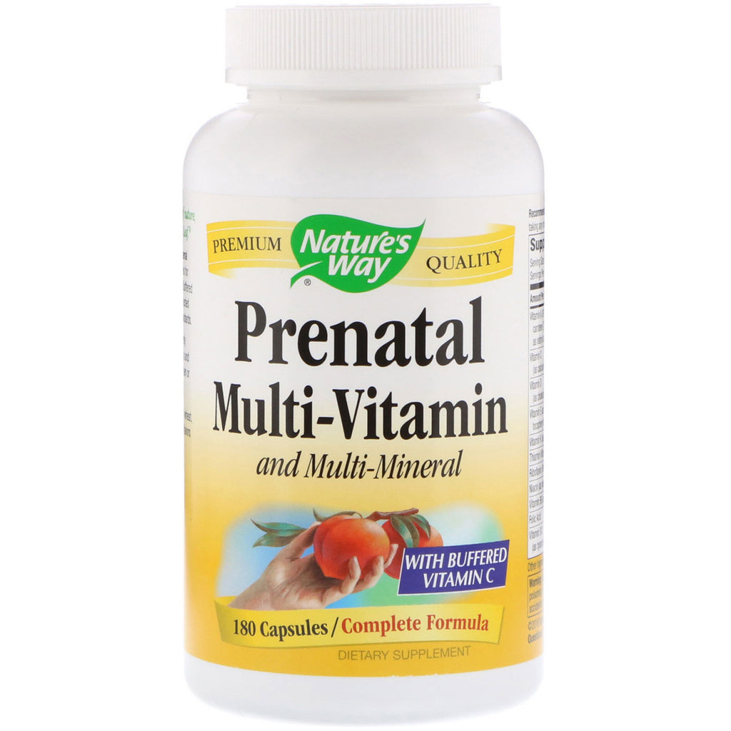Nature's Way, Multi-vitamine și multi-minerale prenatale, 180 de capsule