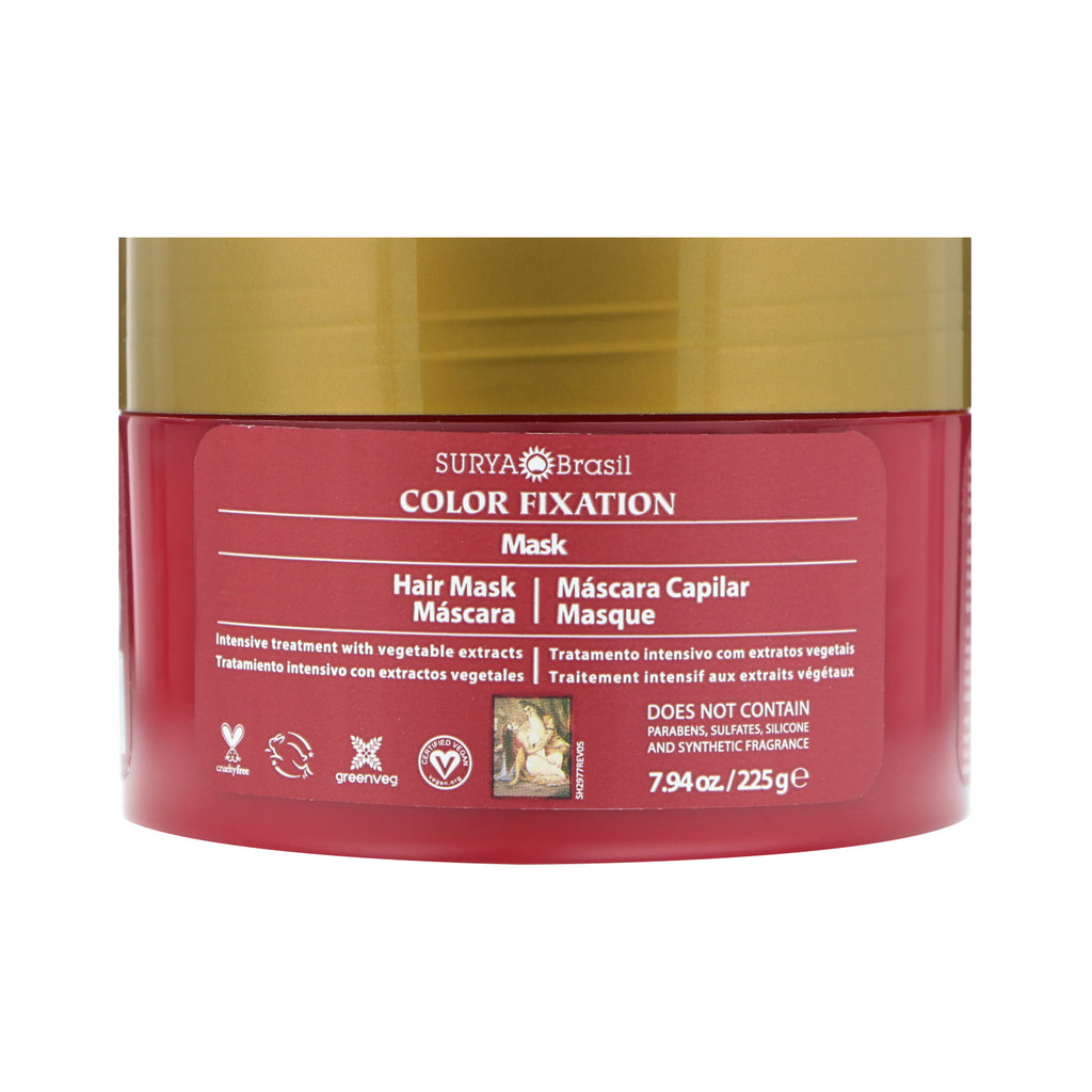 Surya Henna, Color Fixation - Mască de păr restauratoare, 7,6 fl oz (225 g)