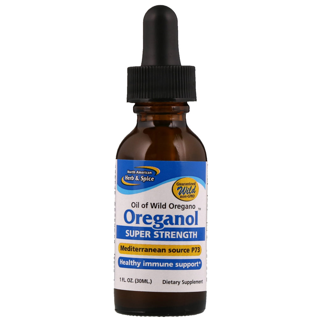 North American Herb & Spice Co., Oreganol, súper potente, 1 fl oz (30 ml)