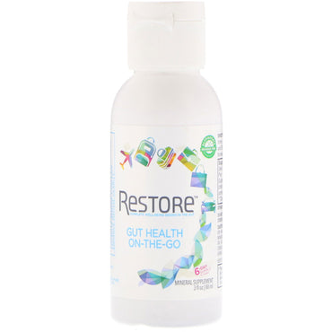 Restore, 外出先での腸の健康、ミネラルサプリメント、3 fl oz (88 ml)