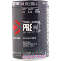 Dymatize Nutrition, Pre W.O., Handspun Cotton Candy, 14.82 oz (420 g)