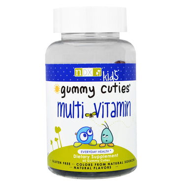 Natural Dynamix, Gummy Cuties, Multivitamina para niños, 60 Gummy Cuties
