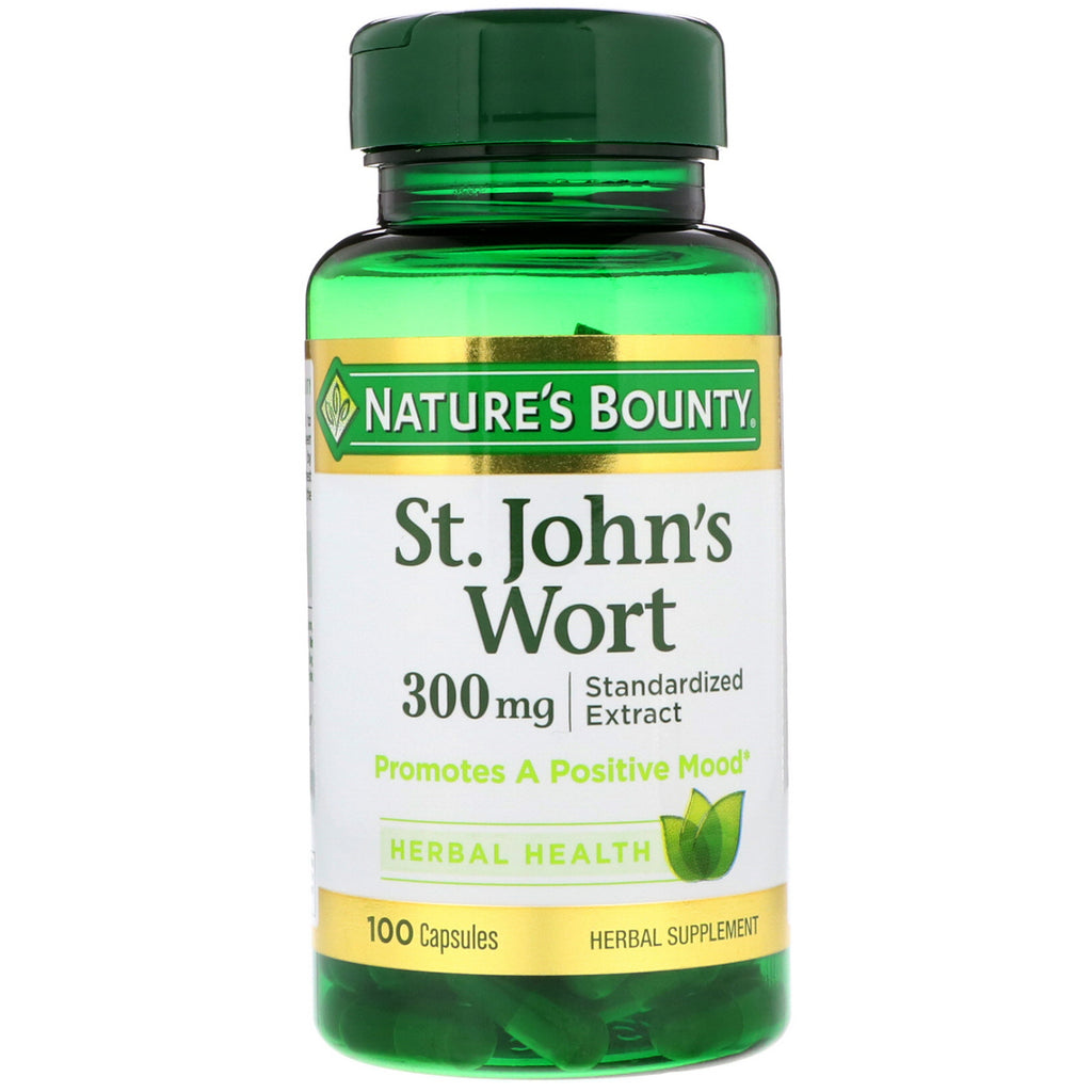Nature's Bounty, 세인트 존스 워트, 300 mg, 100 캡슐