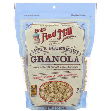 Bob's Red Mill, granola, manzana y arándano, 340 g (12 oz)