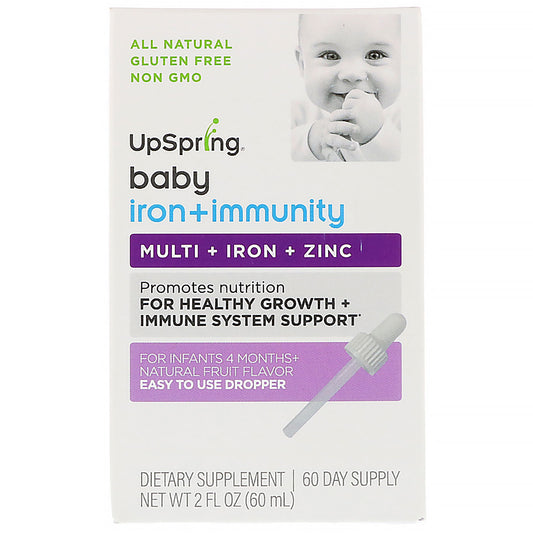 UpSpring, Iron + Immunity, Baby, 2 fl oz (60 ml)
