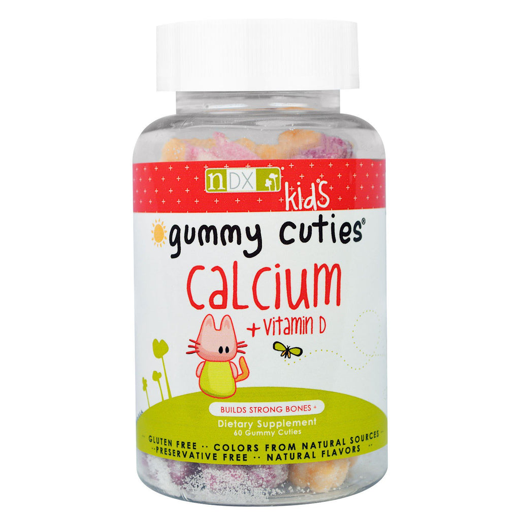 Natürlicher Dynamix, Gummibärchen für Kinder, Kalzium + Vitamin D, 60 Gummibärchen