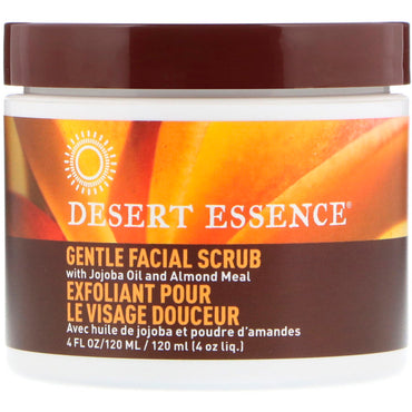 Desert Essence, Exfoliante facial suave, 4 fl oz (120 ml)