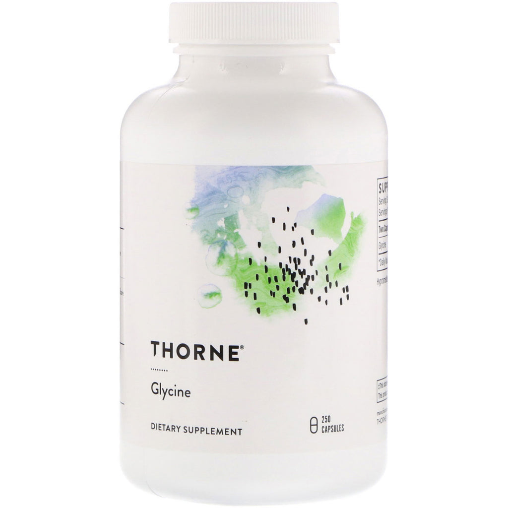 Thorne-onderzoek, glycine, 250 capsules